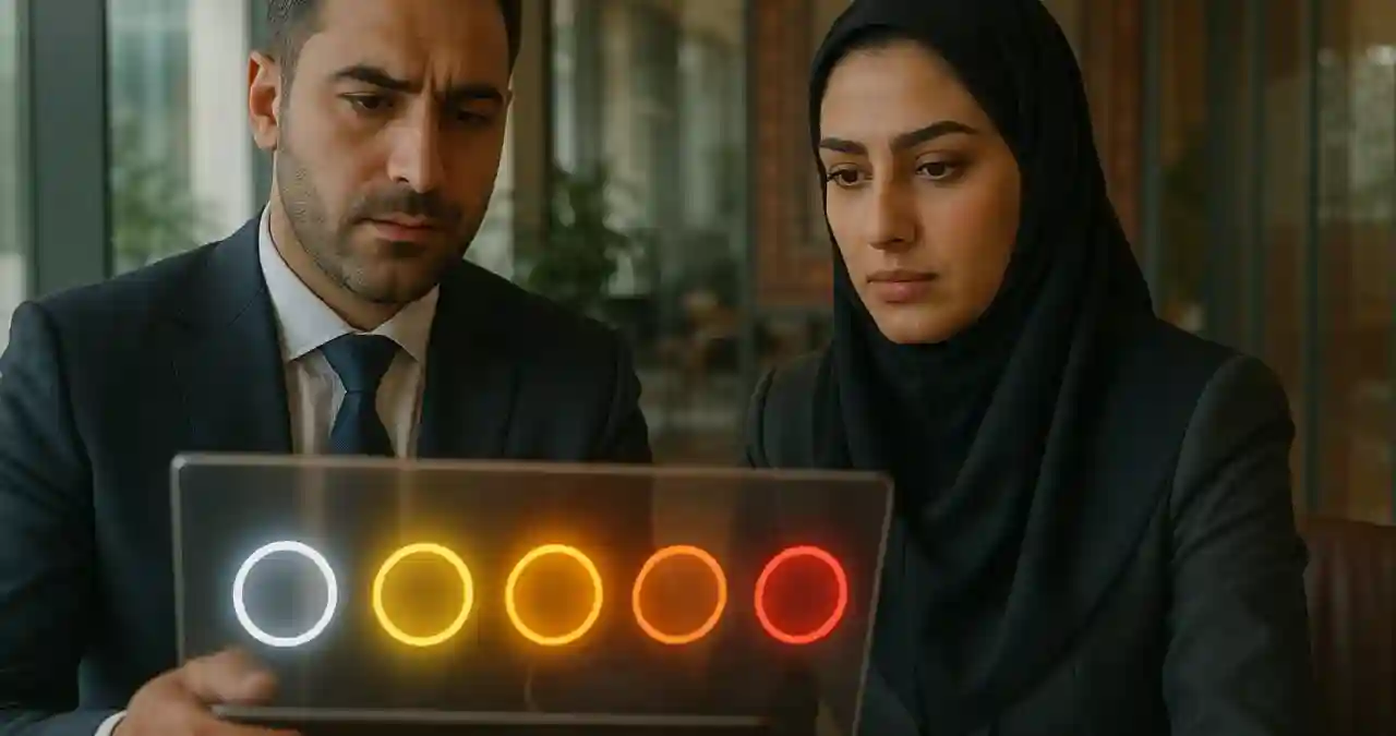 رنگ استعلام چک صیادی از سفید تا قرمز